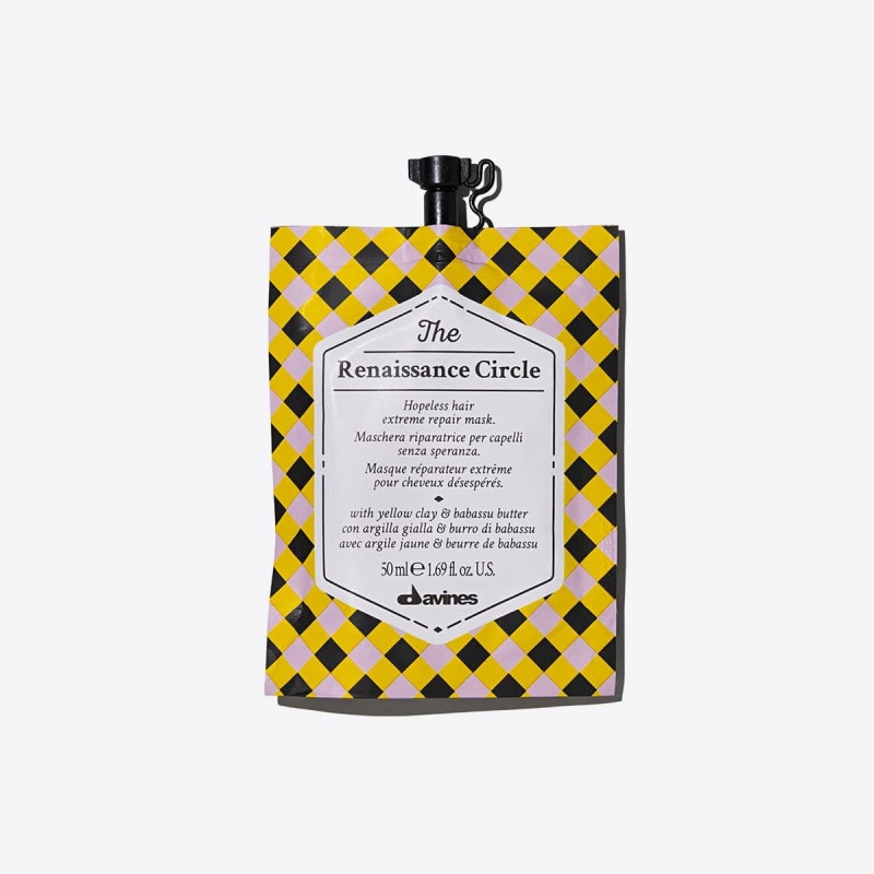Відновлювальна маска для дуже пошкодженого волосся DAVINES The Renaissance Circle 50 мл Відновлювальна маска для дуже пошкодженого волосся DAVINES The Renaissance Circle 50 мл