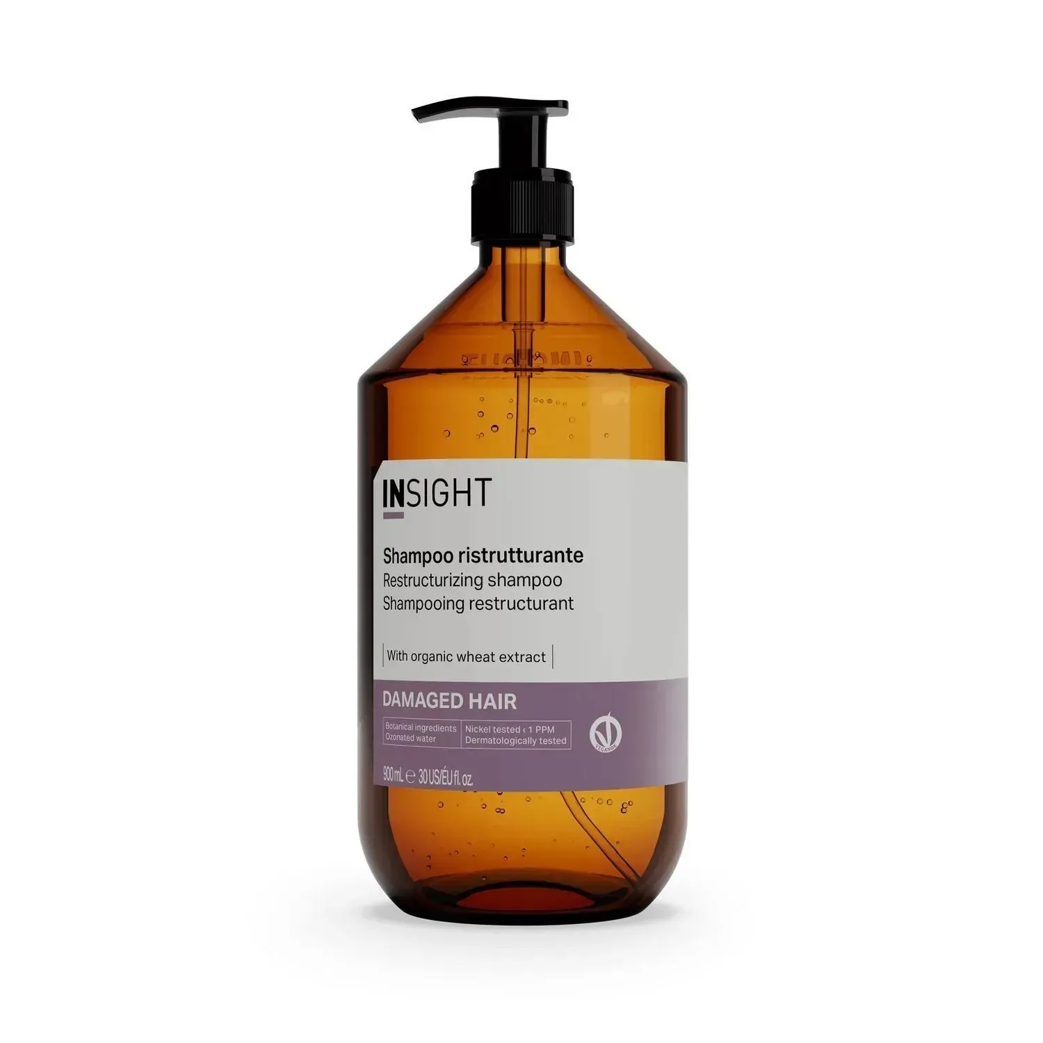 Шампунь для пошкодженого волосся INSIGHT Damaged Hair Restructurizing Shampoo відновлюючий 900 мл