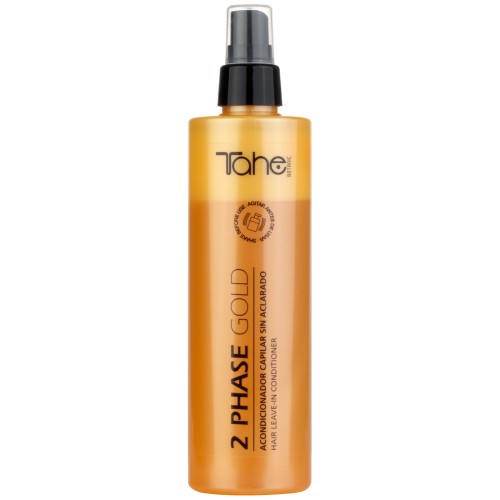 Термозахистний кондиціонер TAHE 2 PHASE GOLD Bio-Fluid Leave-In Conditioner двофазний незмивний 300 мл