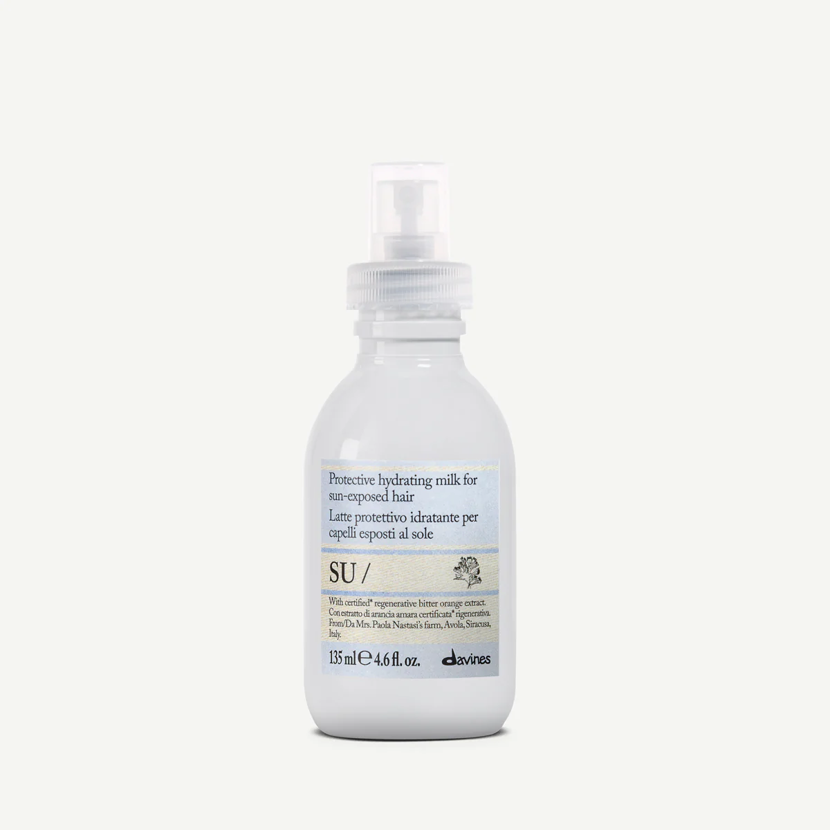 Незмивний захист від сонця для волосся DAVINES SU Hair Milk 135 мл
