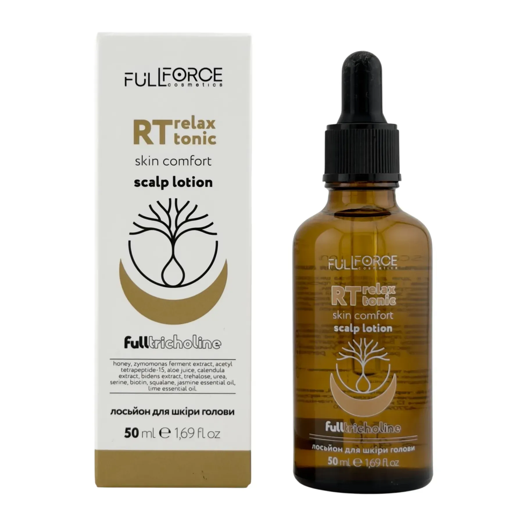 Тонік для шкіри голови FULL FORCE RELAX SCALP TONIK захисний зволожуючий 50 мл
