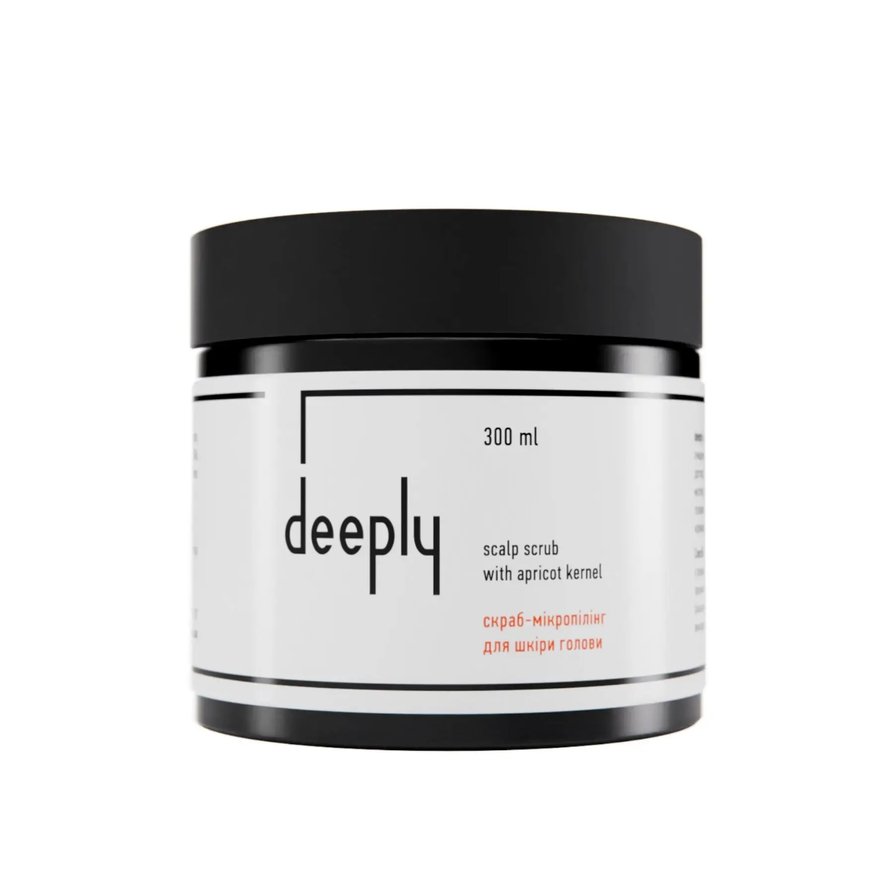 Скраб для шкіри голови Deeply Scalp Scrub With Apricot Kernel 300 мл Скраб для шкіри голови Deeply Scalp Scrub With Apricot Kernel 300 мл