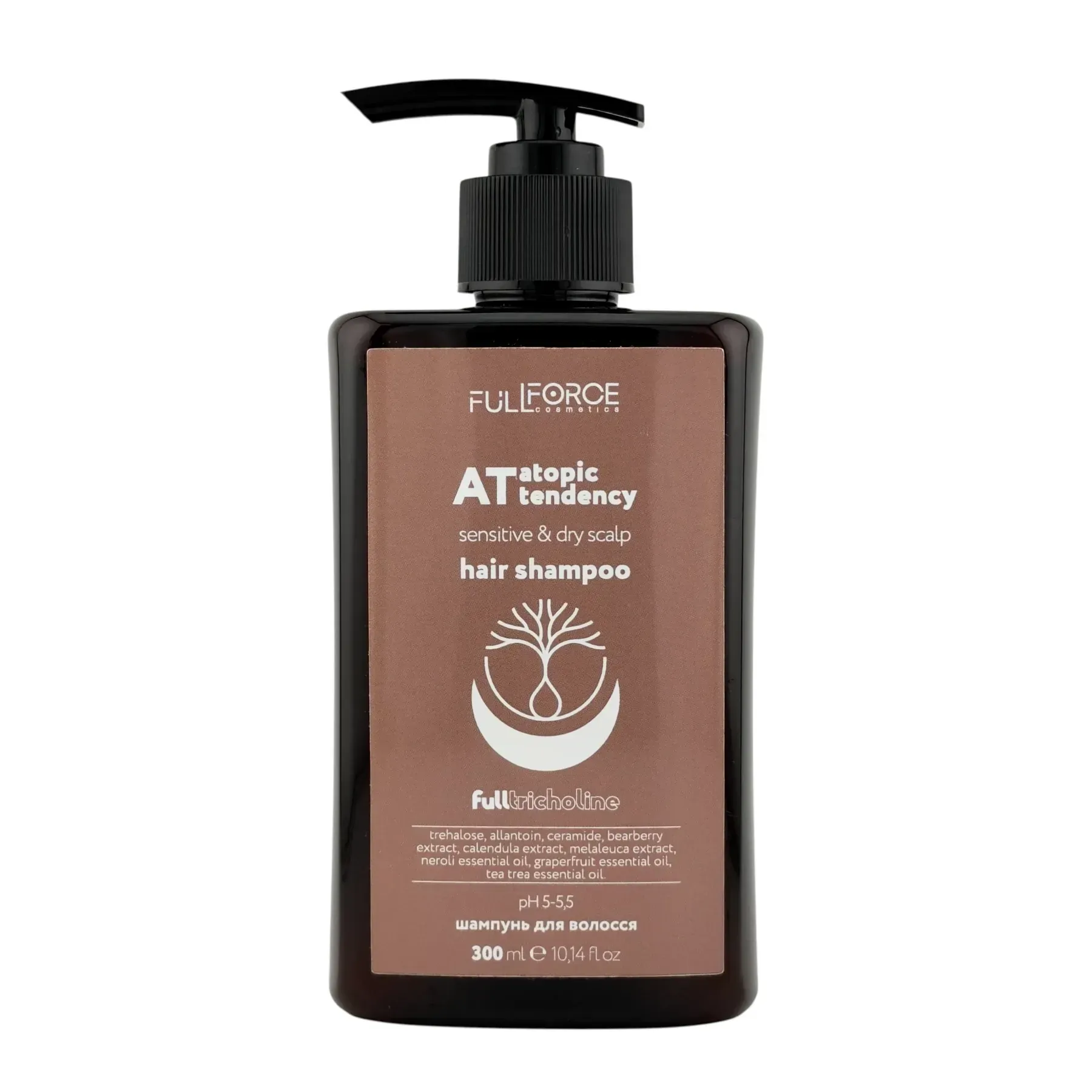 Шампунь для чутливої шкіри FULL FORCE ATOPIC TENDENCY SENSITIVE SCALP DRY SKIN SHAMPOO заспокійливий 300 мл