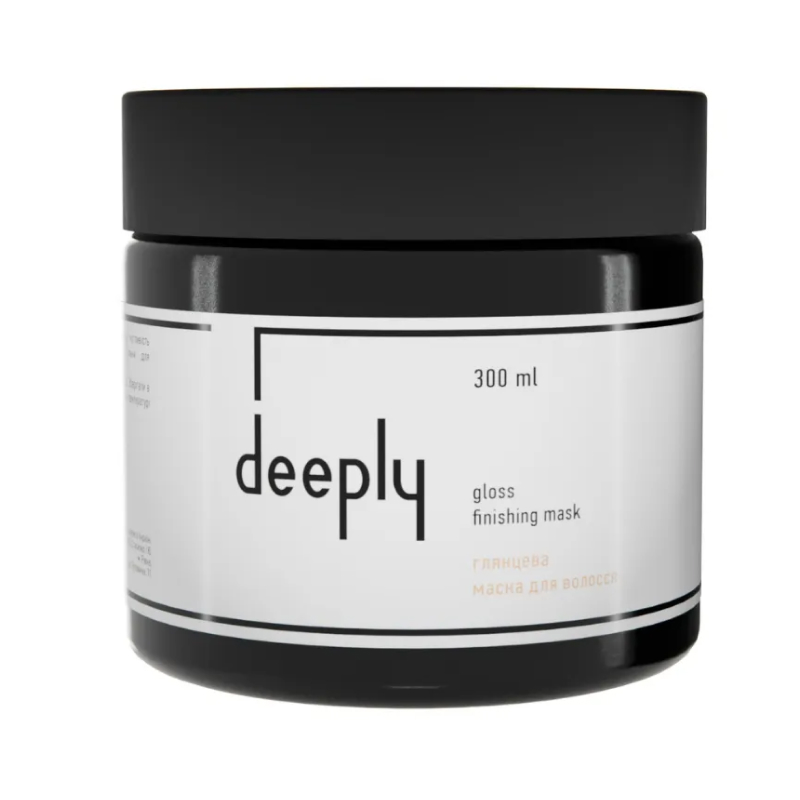Маска для волосся глянцева Deeply Gloss Finishing Mask 300 мл Маска для волосся глянцева Deeply Gloss Finishing Mask 300 мл