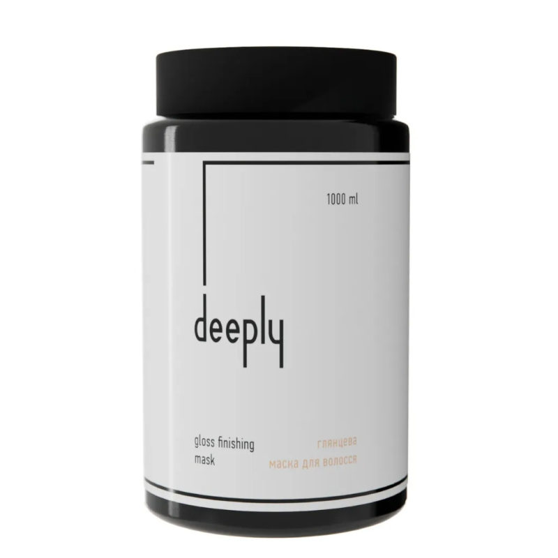 Маска для волосся глянцева Deeply Gloss Finishing Mask 1000 мл Маска для волосся глянцева Deeply Gloss Finishing Mask 1000 мл