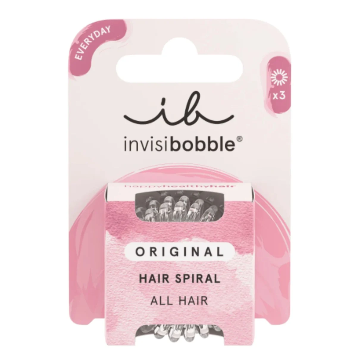Резинка-браслет для волосся Invisibobble Crystal Clear 3 шт