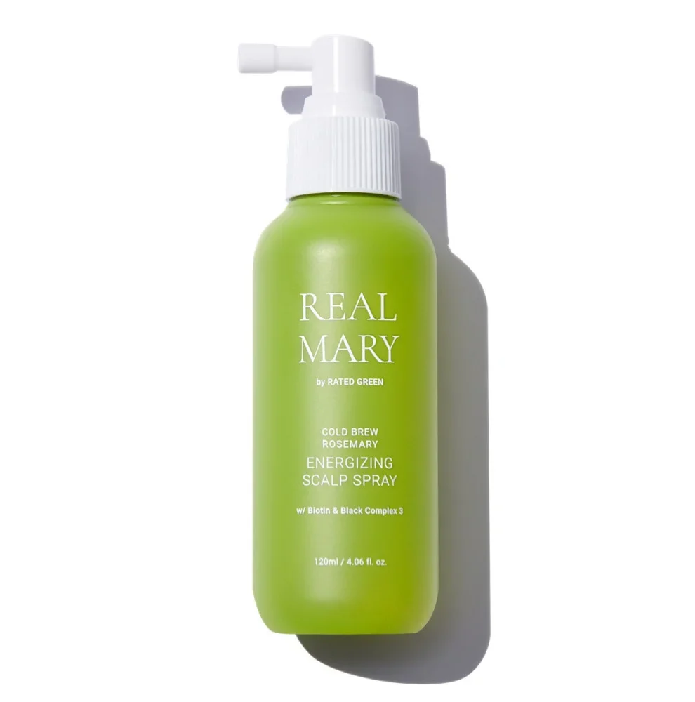 Енергетичний спрей для шкіри голови з розмарином RATED GREEN Real Mary Cold Brewed Rosemary Energizing Scalp Spray 120 мл