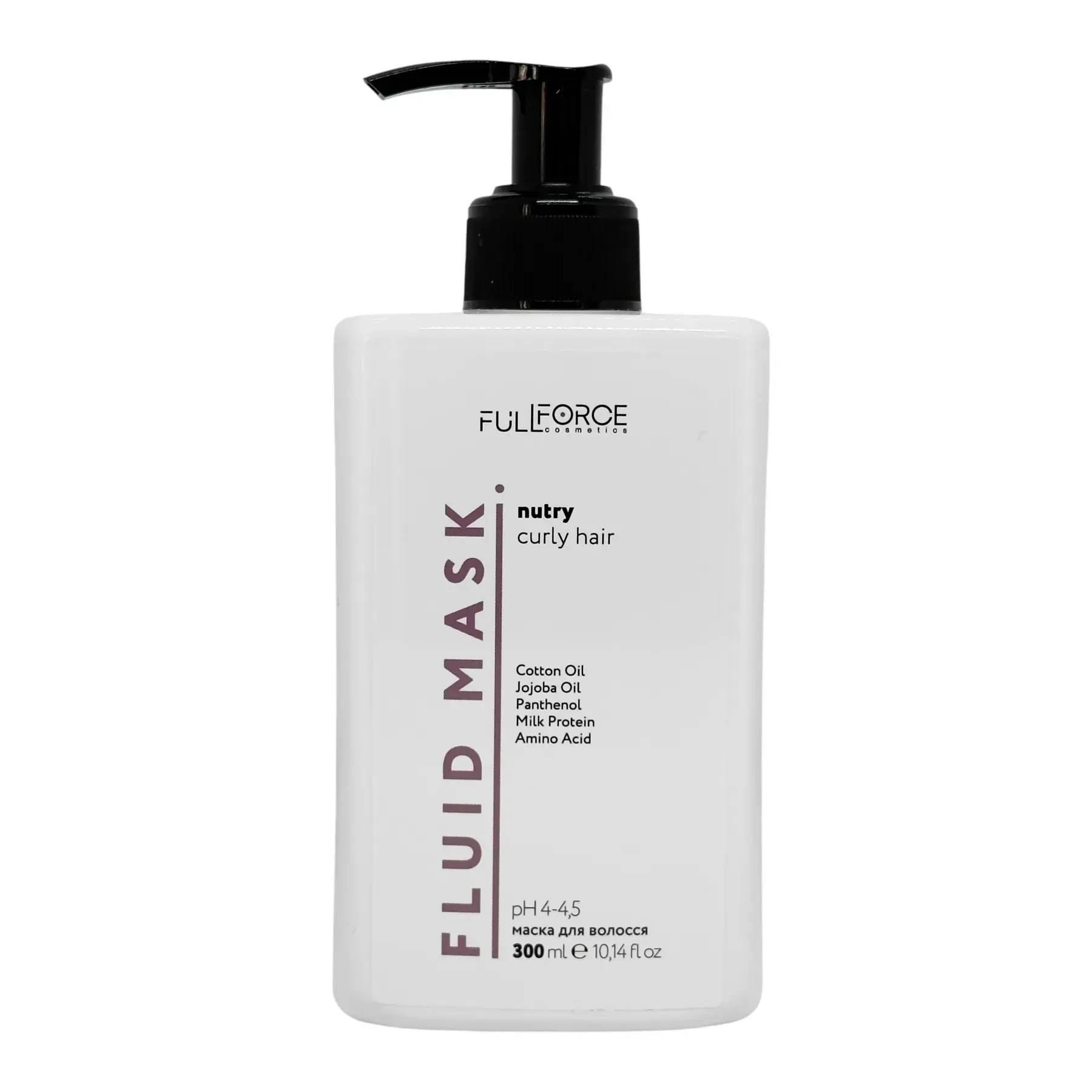Флюїд-маска для кучерявого волосся NUTRY curly hair fluid mask, 300 ml