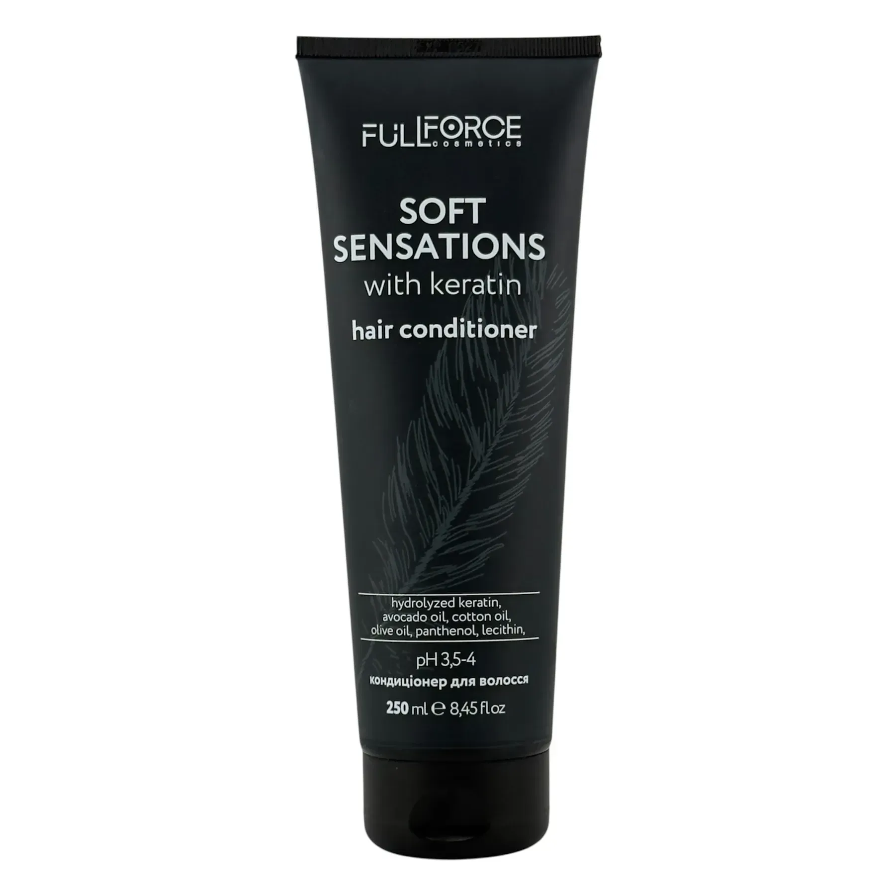Кондиціонер з кератином мʼякі відчуття SOFT SENSATIONS hair conditioner, 250 ml