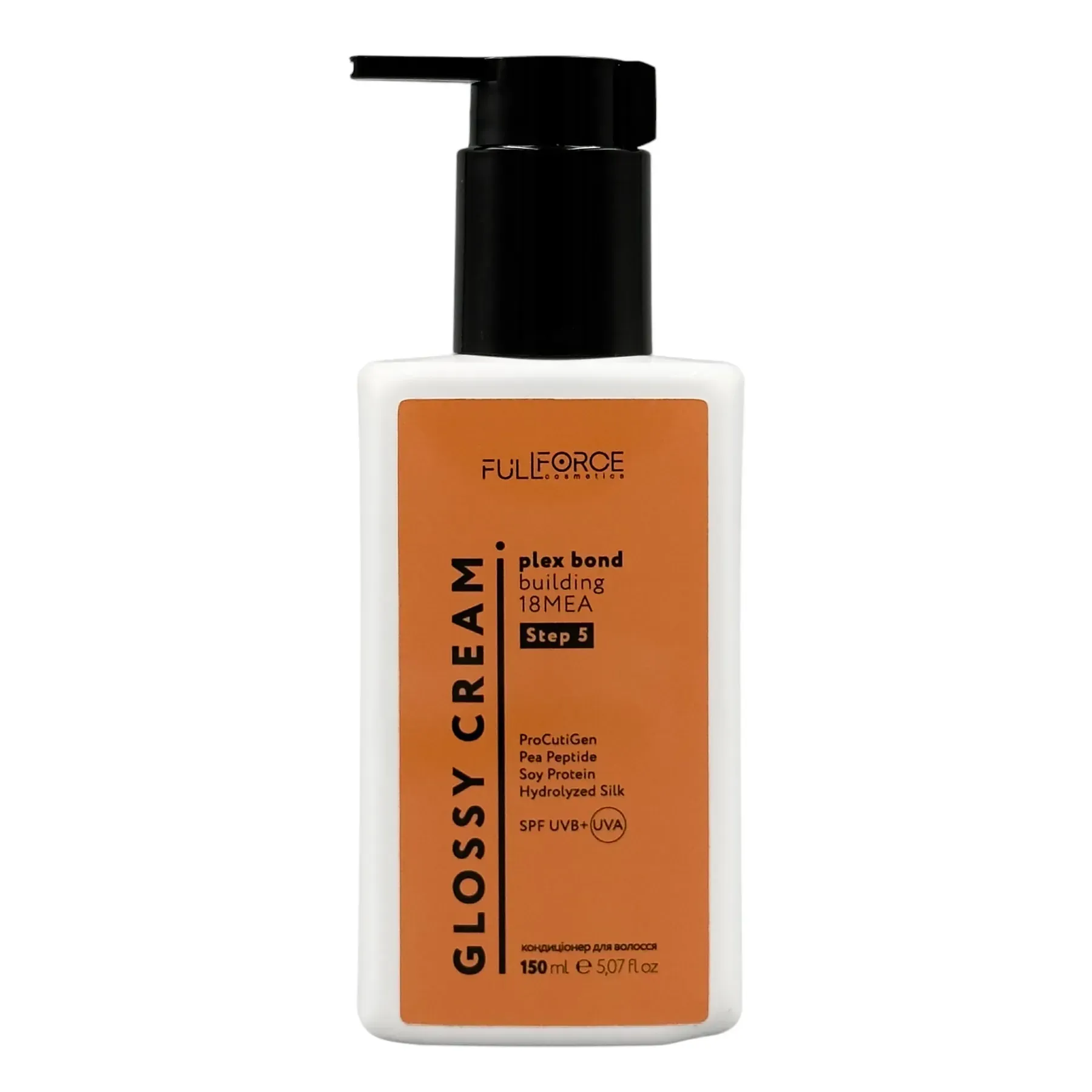 Термозахисний крем-блиск з 18MEA PLEX BOND building glossy cream, 150 ml