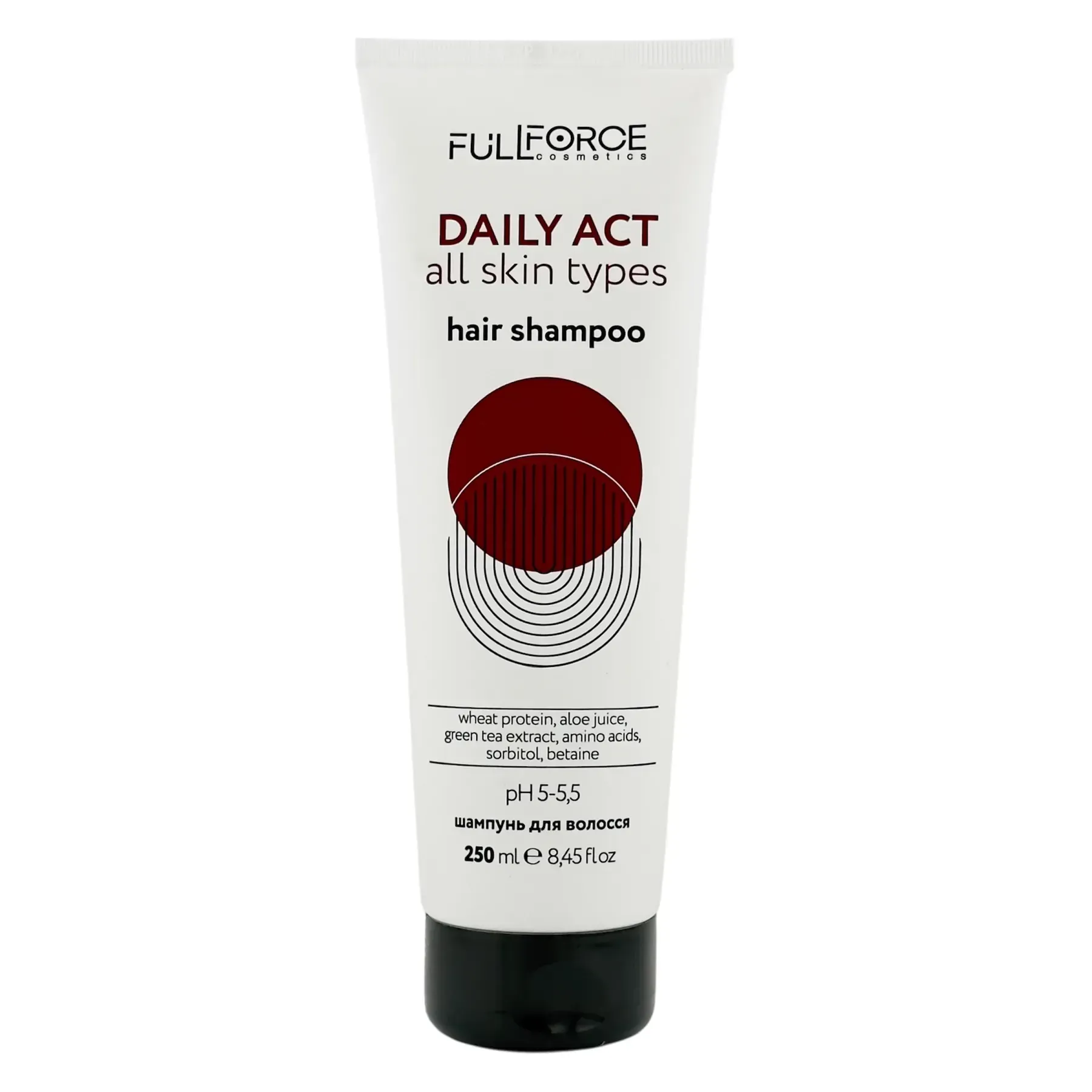 Шампунь щоденний для всіх типів шкіри DAILY ACT all skin types hair shampoo, 250 ml