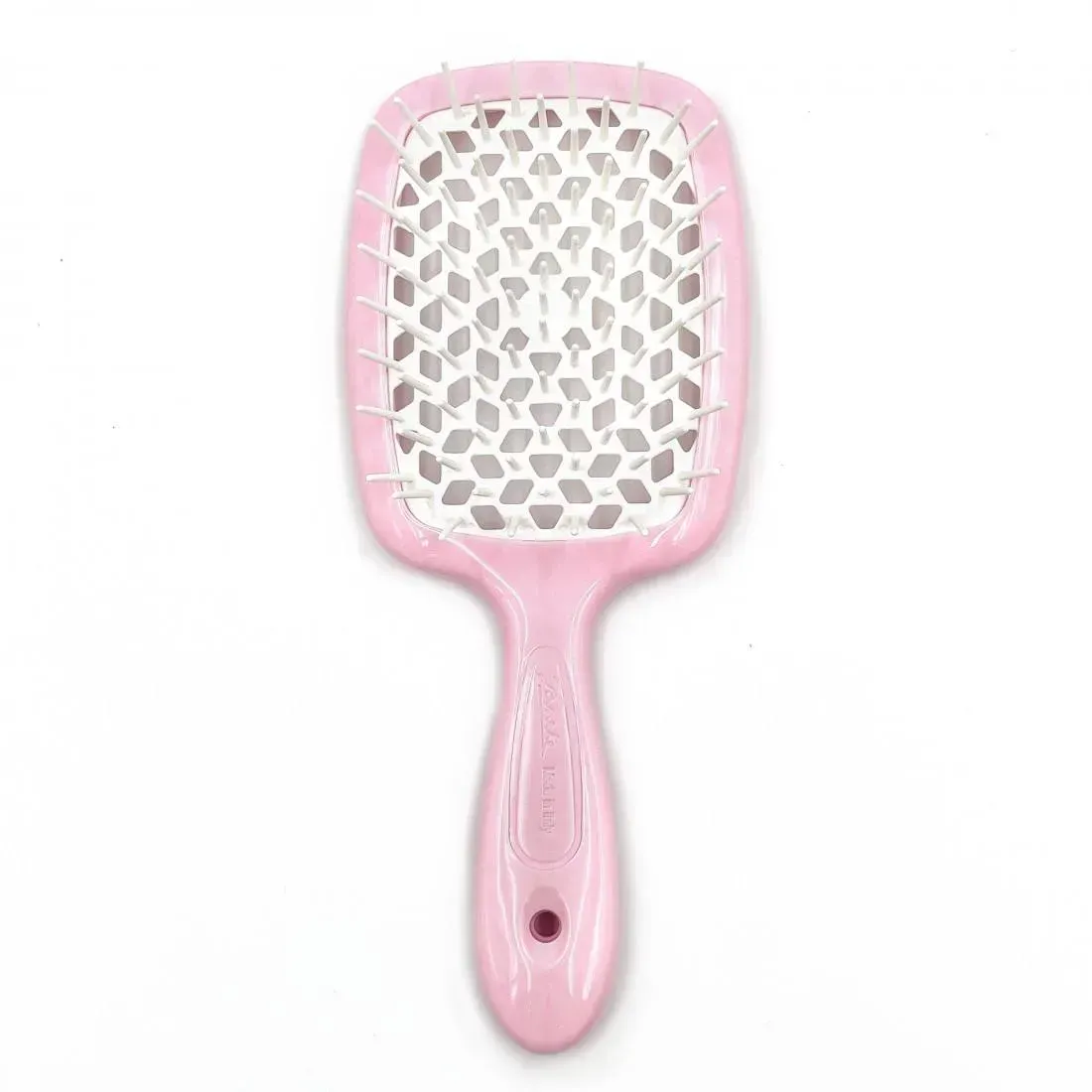 Гребінець Janeke Superbrush Small Рожевий з білим