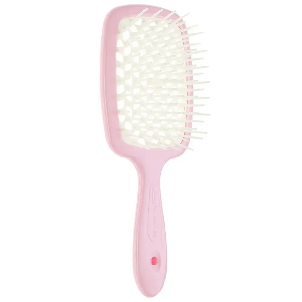 Гребінець Janeke Superbrush Standart Рожевий з білим