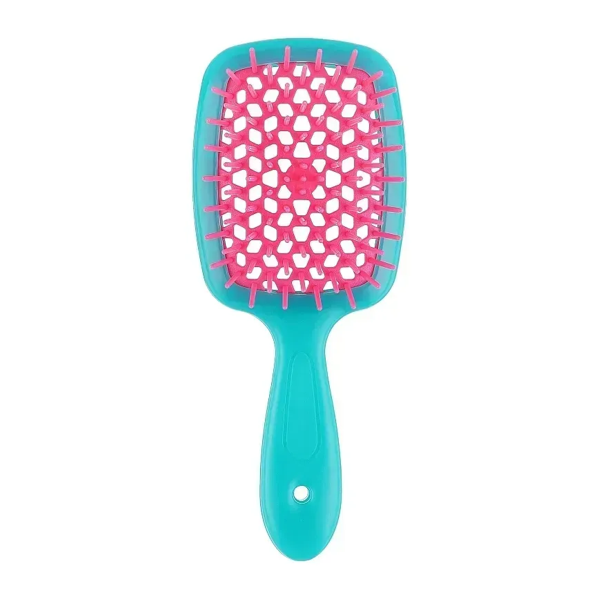 Гребінець Janeke Superbrush Small Блакитний з рожевим
