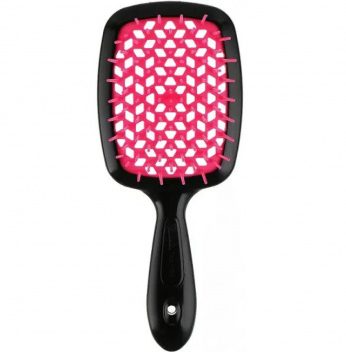 Гребінець Janeke Superbrush Small Чорний з рожевим