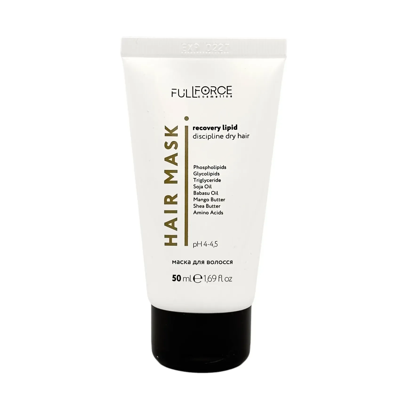 Маска ліпідна для сухого волосся FULL FORCE RECOVERY LIPID discipline dry hair mask 50 ml