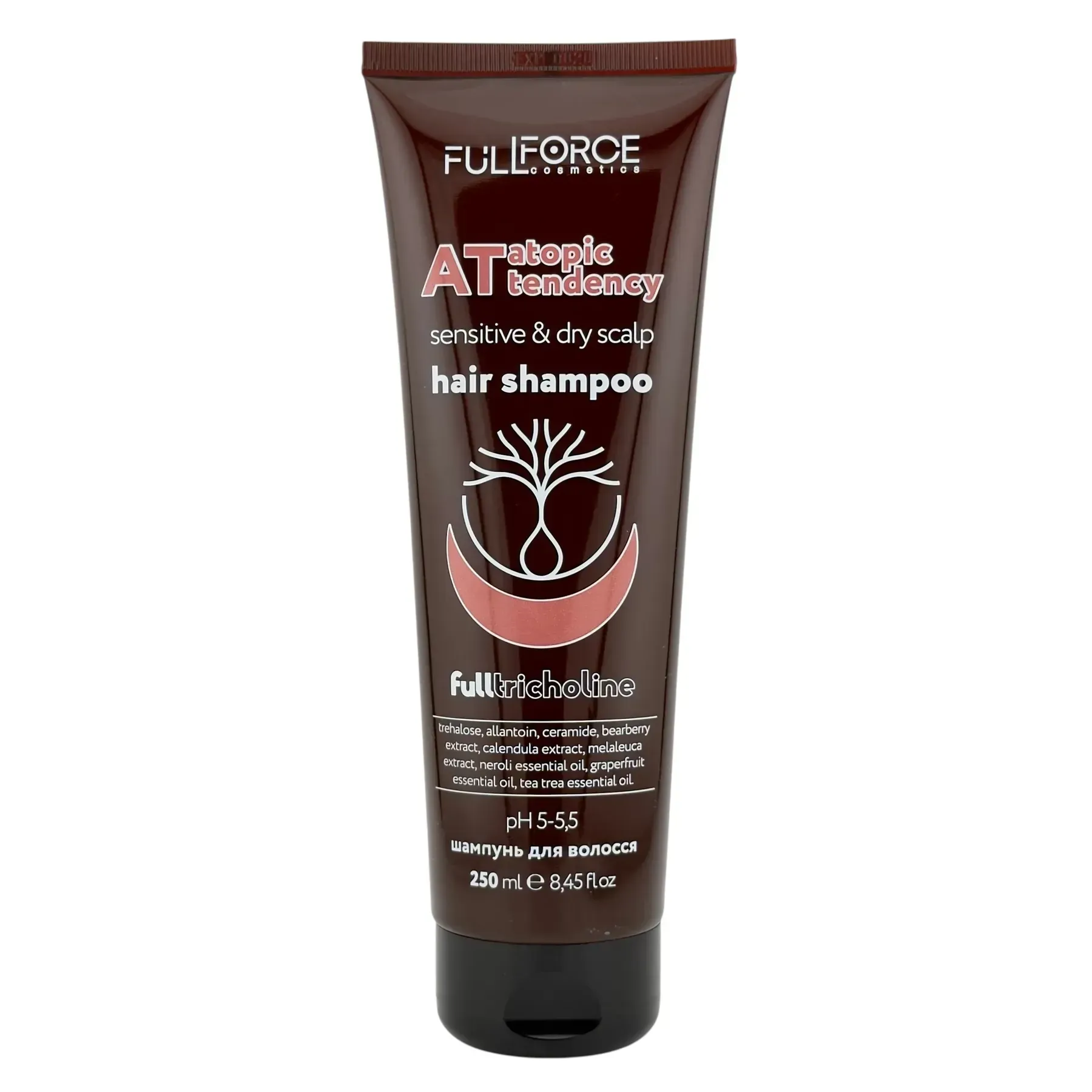 Шампунь делікатний для чутливої шкіри FULL FORCE AT ATOPIC TENDENCY hair shampoo 250 ml